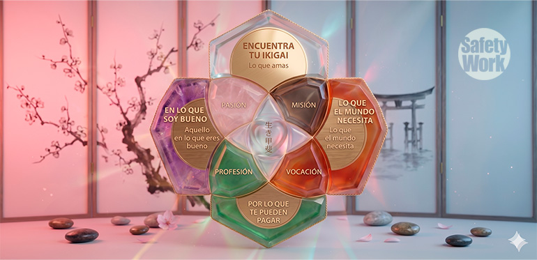 Gráfica emocional del ikigai y el sentido de vida